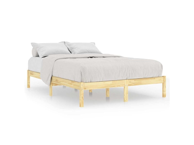  Lit double- lit adulte -  cadre de lit sans matelas bois massif  - Conforama A