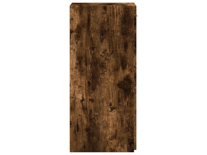  Buffet - bahut - meuble de rangement chêne fumé 40x42,5x93 cm bois d'ingénierie  - Conforama E