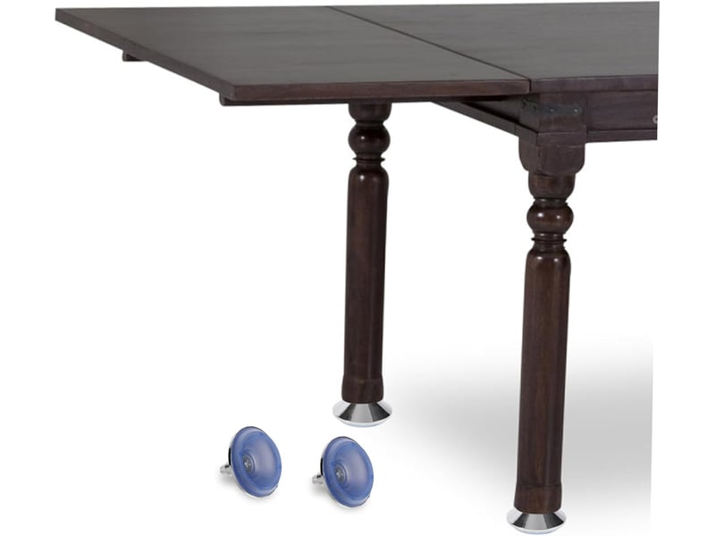  Lot de 4 supports réglables pour mobiliers, antidérapants et anti-rayures, installation simple pour surélever canapé, table et armoire  - Conforama C