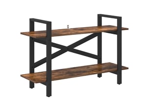 Étagère de rangement chêne fumé 100 x 33,5 x 64 cm bois d'ingénierie
