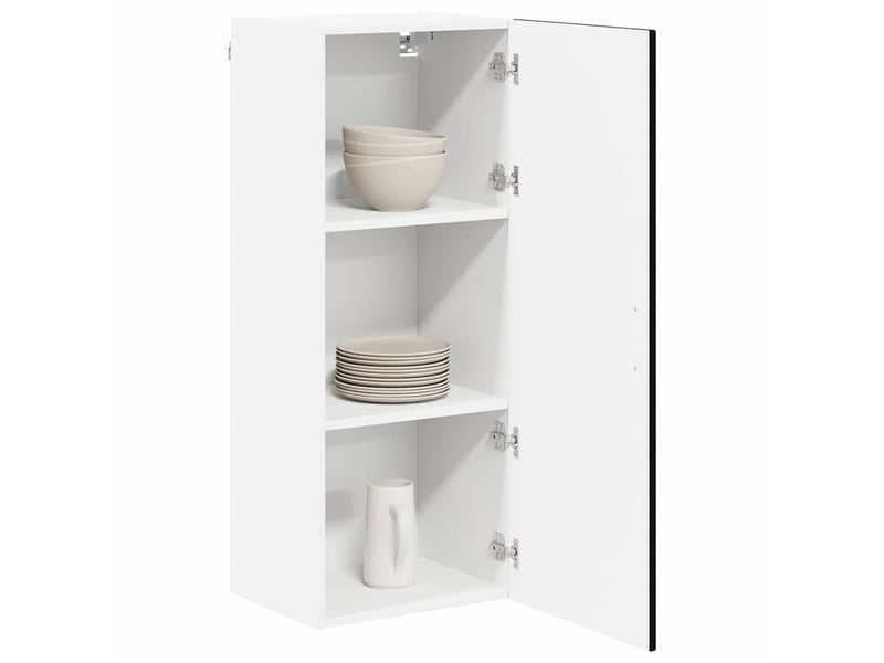 Meuble mural de cuisine, armoire de cuisine noir 40x31x100cm bois d'ingénierie shl2428  - Conforama C