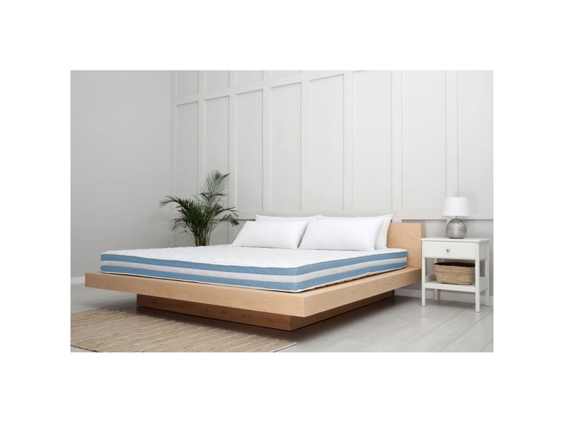  Matelas gaïa haute résilience - accueil souple et maintien ferme, épaisseur 24 cm, technologie multicouches, antiallergique  - Conforama D
