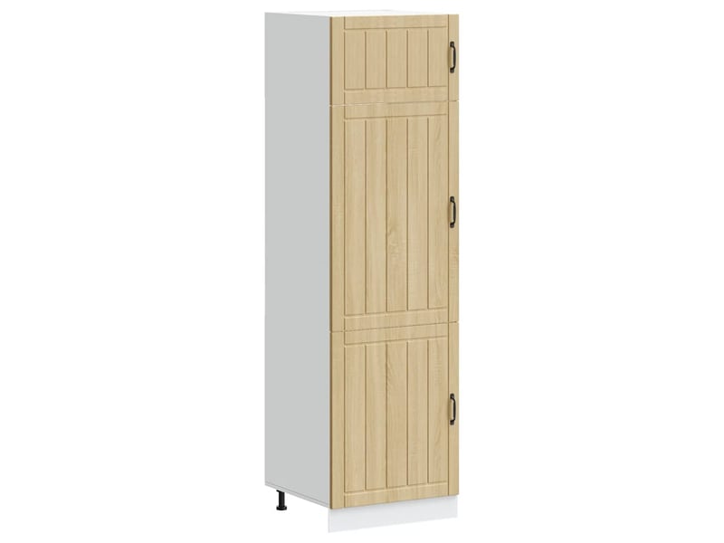  Meuble de rangement, armoire de cuisine lucca chêne sonoma bois d'ingénierie  - Conforama B