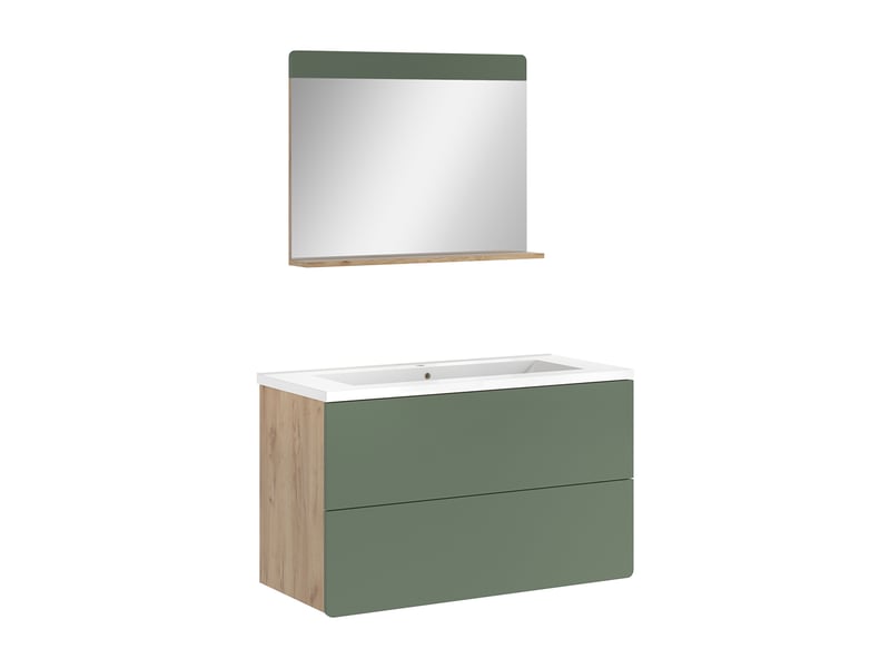  Vicco meubles bain, vertchêne doré, 3 pièces  - Conforama A