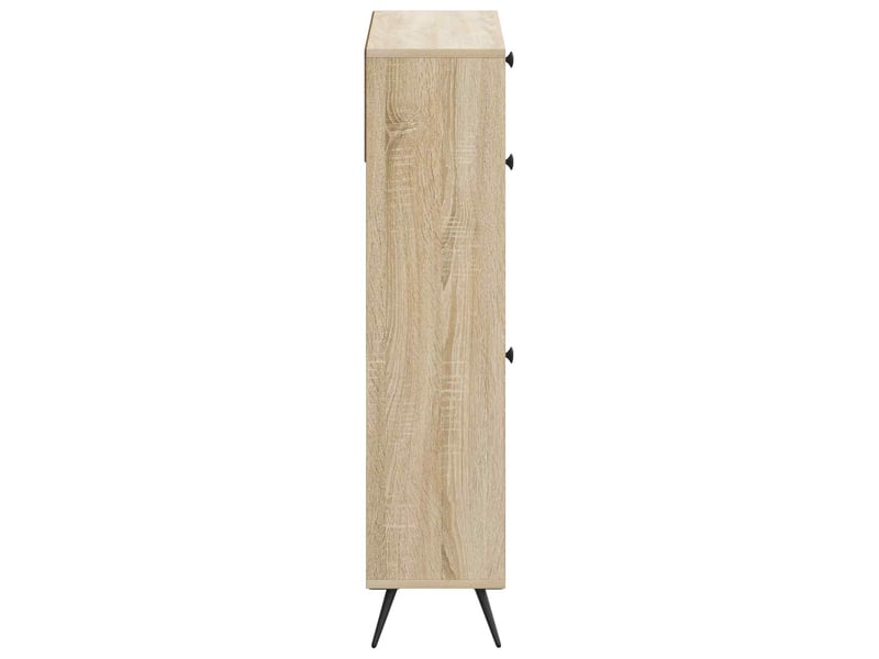  Meuble à chaussure, cabinet à chaussures breda 78x24x103 cm bois d'ingénierie shl559  - Conforama E