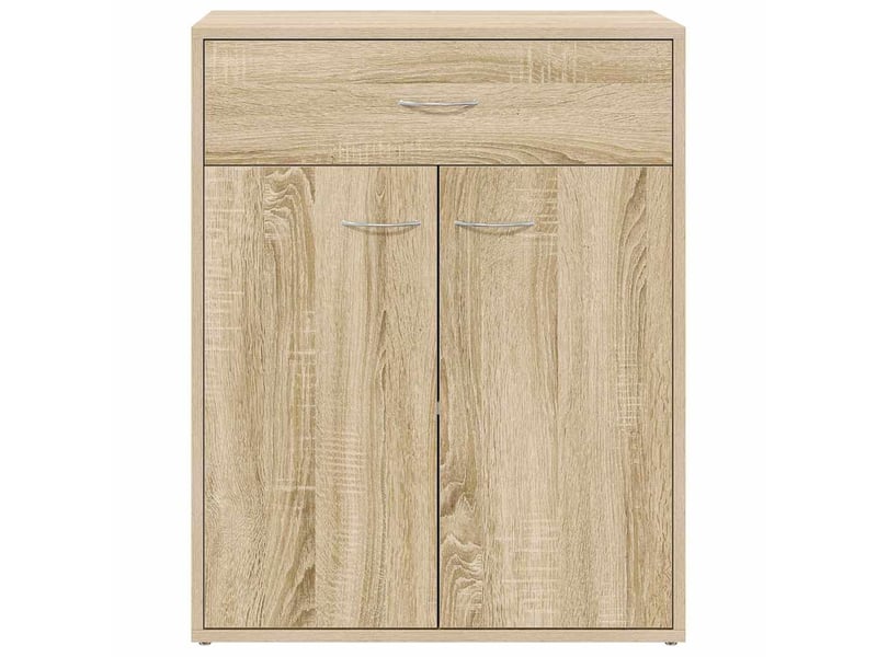  Buffet - bahut - meuble de rangement chêne sonoma 60x30x75 cm bois d'ingénierie  - Conforama E