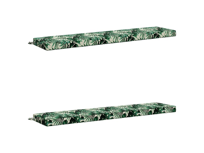Lot de 2 coussins de banc, coussins d'assise soest 100 % polyester cf56895 - Conforama A