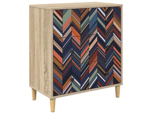 Commode 1 tiroir(s) <strong></strong> <strong></strong> coloris bois clair largeur 66 cm