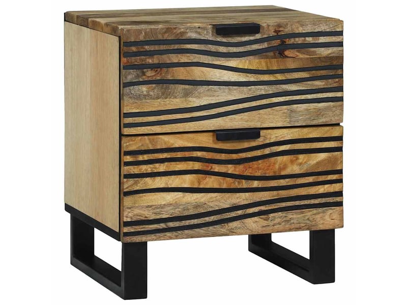  Table de chevet étroite, table de nuit naturel 40 x 33 x 46 cm bois d'ingénierie shl5111  - Conforama B