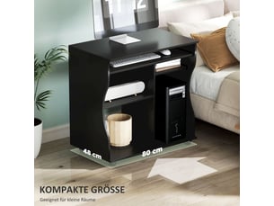 Bureau gaming coloris noir