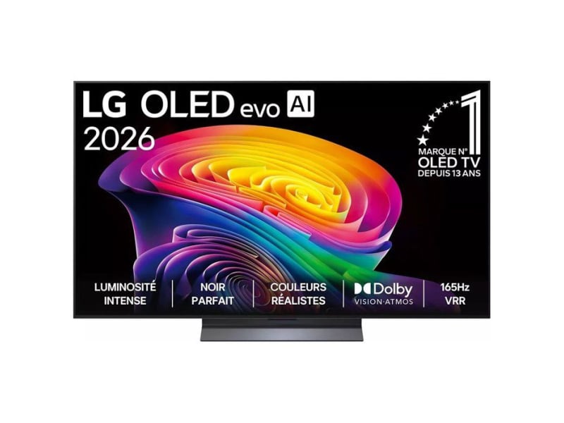  Television - tv lg 55c6 - tv oled 55 (139 cm) - 4k uhd 3840x2160 - 120hz - hdr10 - smart tv webos - 4xhdmi - wifi AADPV70895 - Conforama A