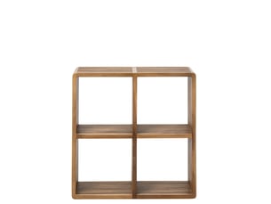 Étagère 4 cases en bois lars 80cm naturel