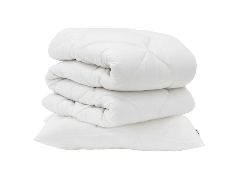  Couette avec oreiller 2 pièces - duvet blanc microfibre  - Conforama A