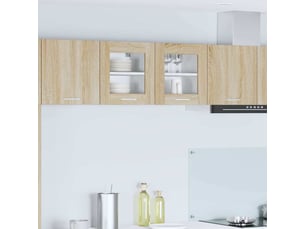 Meuble de rangement cuisine, armoire suspendue chêne sonoma 40x31x40cm