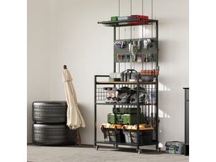 Vitrine coloris noir - 73.7 cmx166.6 cm