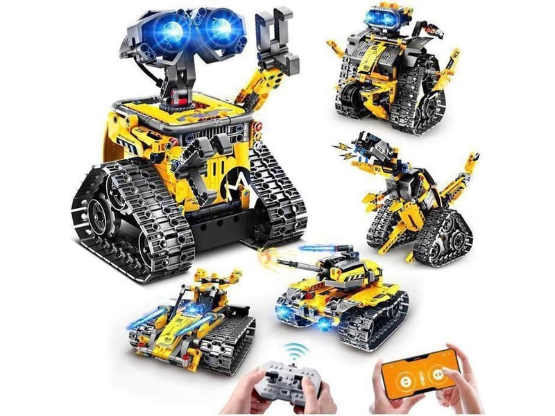  Robot technic rc 3 en 1 520 pieces avec telecommande 2,4 ghz et application ios  - Conforama A