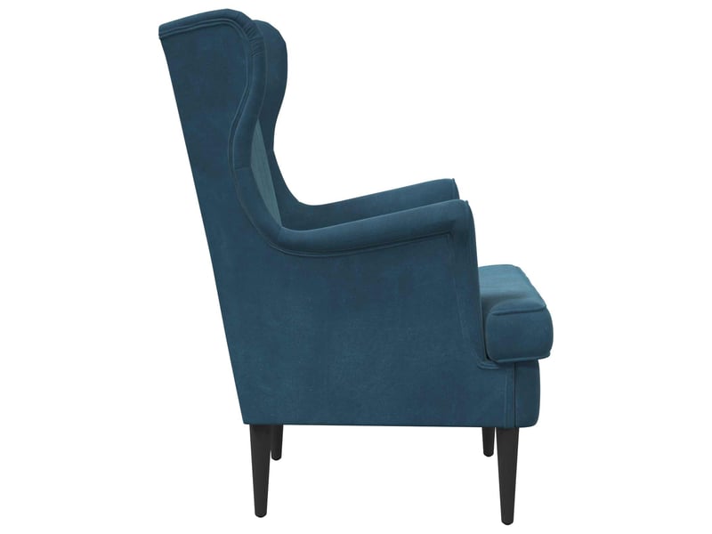  Vidaxl fauteuil bleu velours  - Conforama E