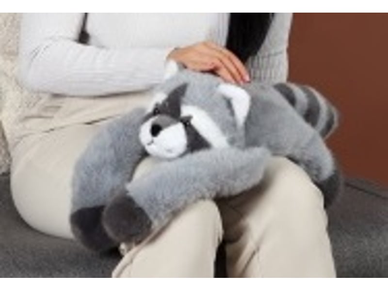  Peluche raton laveur podcoll lesté - 50 cm  - Conforama C