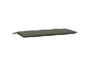 Coussin de banc de jardin, coussin d'assise gris foncé mélangé 120x50x7 cm tissu cf52738
