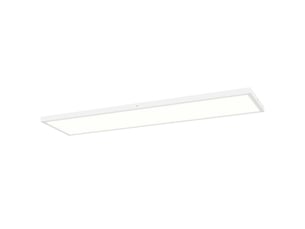 Lot de 4 plafonniers led ultraplats blancs, 3 températures réglables, 120 x 30 cm, pour salon et salle à manger