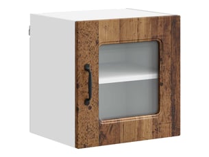 Meuble mural de cuisine | armoire de cuisine bois ancien 40x31x40cm shl4678