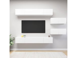 Meuble tv coloris blanc 100 cm <strong></strong>  <strong></strong>
