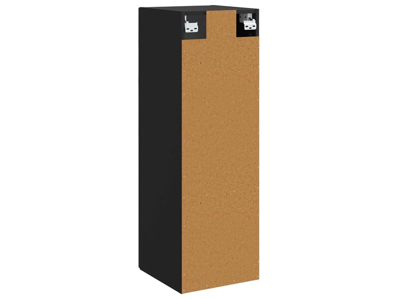  Cabinet salle de bain mural, meuble de rangement noir 33x34.5x60 cm shl9116  - Conforama E