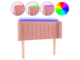 Tete de lit A poser largeur 93 cm rose