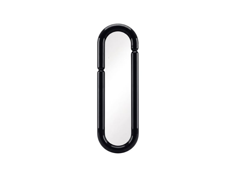  Miroir ovale finition glossy 160cm noir - ada  - Conforama A