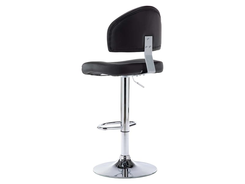 Lot de 2 tabouret de bar, chaise de bar noir similicuir shl32005  - Conforama E