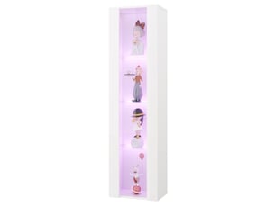Vitrine coloris blanc PEXCHO - 40 cmx170 cm