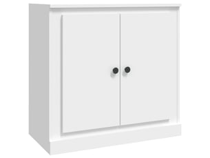 Buffet - bahut - meuble de rangement blanc 70x35,5x67,5 cm bois d'ingénierie