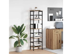 Étagère 4 niveaux, étagère de rangement 40 x 29,5 x 149 cm bois d'ingénierie shl685