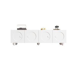 Meuble tv coloris blanc  <strong>OOIILLEE</strong>  <strong></strong>