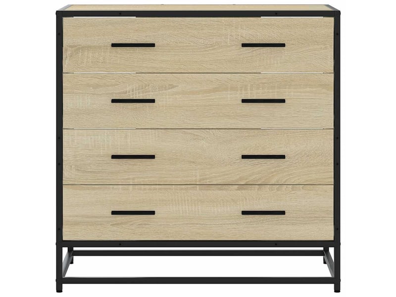  Commode chambre adulte, armoire à tiroirs chêne sonoma 70x41x70cm bois d'ingénierie shl867  - Conforama D