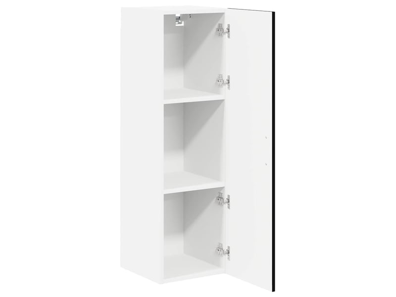  Meuble mural de cuisine, armoire de cuisine noir 30x31x100cm bois d'ingénierie shl543  - Conforama E