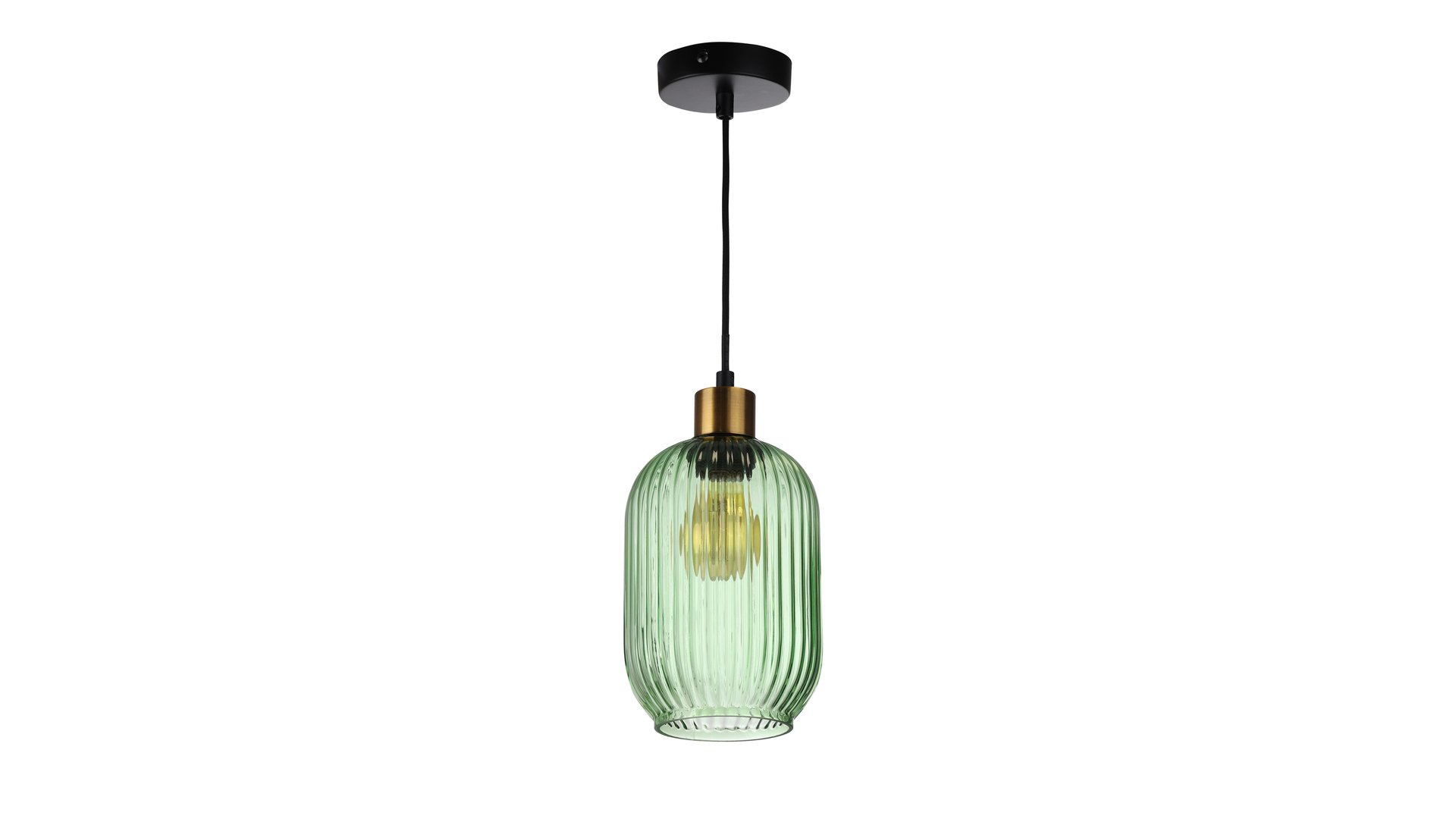 CONFORAMA Suspension Verre 21 cm vert