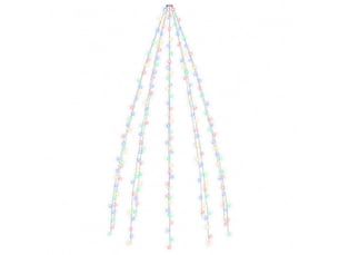 Guirlande lumineuse d'arbre de noël 400 led colorées 400 cm