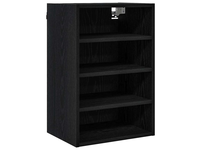  Meuble de rangement cuisine, armoire suspendue chêne noir 40x29,5x60cm  - Conforama A