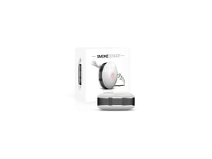 Détecteur de fumée fibaro fgsd 002 z wave plus blanc avec capteur de température