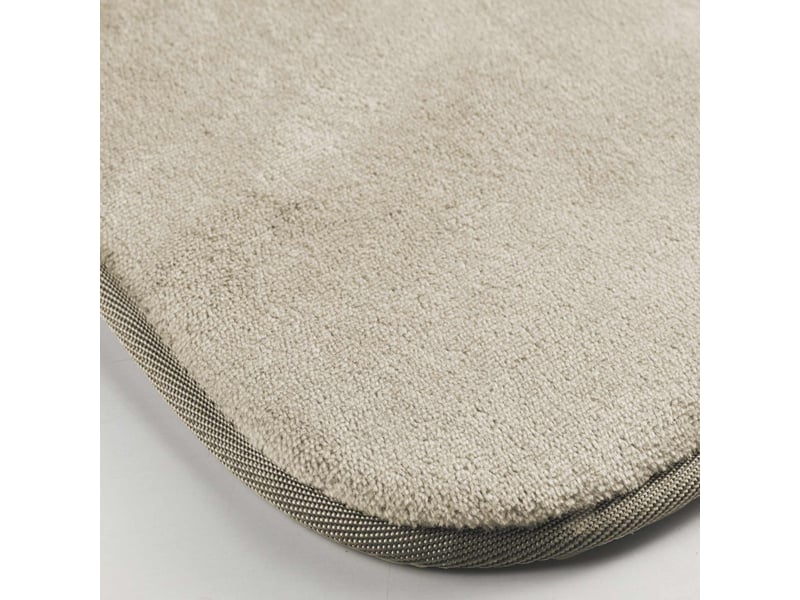  Tapis uni en flanelle flanou 60x110cm taupe  - Conforama B