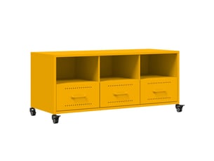 Meuble tv coloris jaune 100.5 cm   