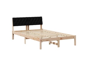 Lit 2 places 120x190cm coloris marron