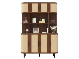 Buffet 8 porte(s) HAUSS SPOLE - 120 cm coloris naturel