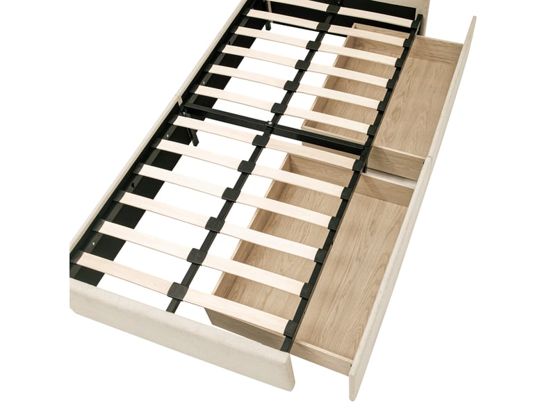 Lit avec rangement 90x190 cm  - Conforama N