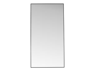 Miroir de salle de bain coloris noir <strong>PARIS PRIX</strong> <strong></strong> - 100 cm x 3 cm