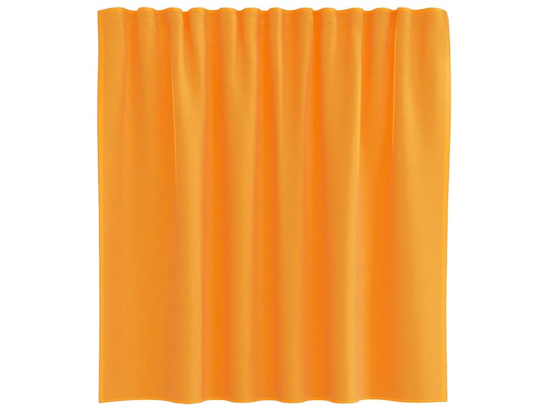  Lot de 2 rideaux en voile, voilages à œillets orange cf44279  - Conforama D