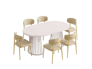 Ensemble table   6 chaise(s)  BGSRYAO  