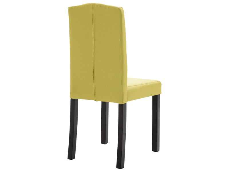  Vidaxl chaises à manger lot de 4 vert tissu  - Conforama E