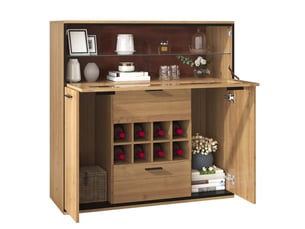 Vitrine coloris naturel <strong>OOIILLEE</strong> <strong>Luxe haut de gamme</strong> - 110 cmx111 cm